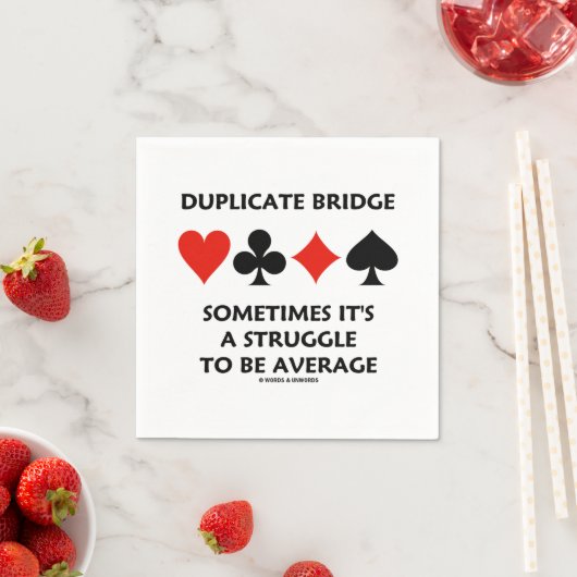 Serviette En Papier Pont en double Parfois c'est une lutte moyenne (En situation)