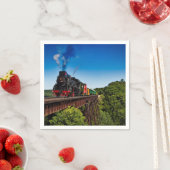Serviette En Papier Pont ferroviaire vintage (En situation)