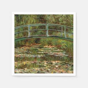 Serviette En Papier Pont français de Monet Giverney