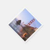Serviette En Papier Pont Golden Gate | San Francisco Californie (Coin)