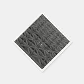 Serviette En Papier Pont inutilisable Niveaux de gris Abstraits (Coin)