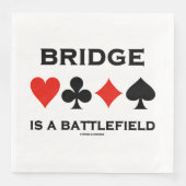Serviette En Papier Pont Is A Battlefield (Devant)