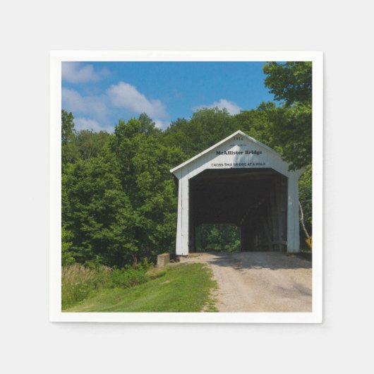 Serviette En Papier Pont McAllister (Devant)