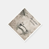 Serviette En Papier Pont Oriental Thème (Coin)