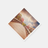 Serviette En Papier Pont rustique en bois dans le pays (Coin)
