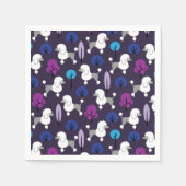 Serviette En Papier Poodle dans le parc (Devant)