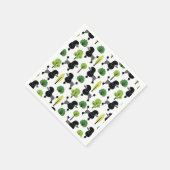 Serviette En Papier Poodle dans le parc (Coin)