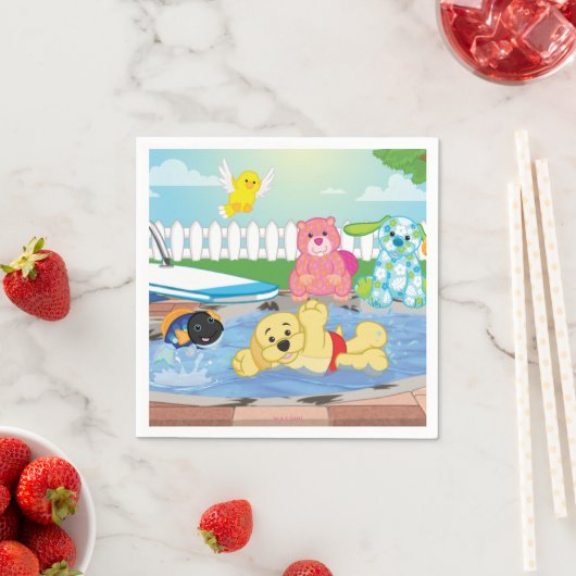 Serviette En Papier Pool de détection d'été (En situation)