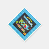 Serviette En Papier Pool Party Napkin - Boy BL (Coin)