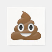 Serviette En Papier Poop - Emoji (Devant)