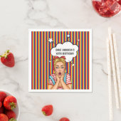 Serviette En Papier Pop Art Comic Fête d'anniversaire (En situation)