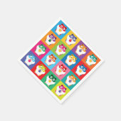 Serviette En Papier Pop Art Hamsters Napkins (Coin)