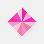 Serviette En Papier Pop Art Moderne années 60 Funky Geometry Rays en r (Coin)