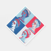 Serviette En Papier Pop art moderne HM Queen (Coin)