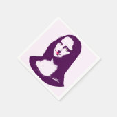 Serviette En Papier Pop Art Mona Lisa Napkins (Coin)