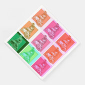 Serviette En Papier Pop Art Motoneige (Coin)