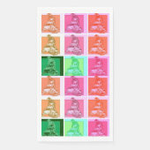 Serviette En Papier Pop Art Motoneige (Devant)