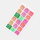 Serviette En Papier Pop Art Motoneige (Coin)