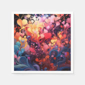 Serviette En Papier Pop Art Party mariage (Devant)