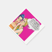 Serviette En Papier Pop Art Party ou Business Cocktail Napkins (Coin)