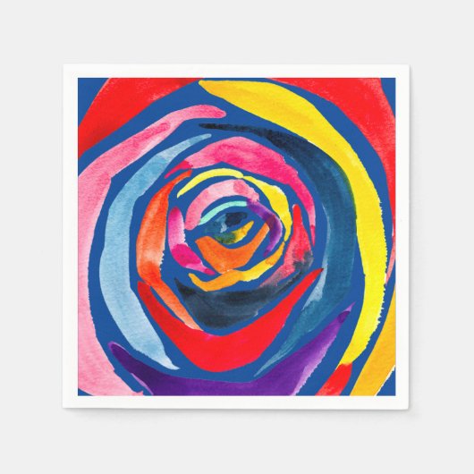 Serviette En Papier pop art rose Abstrait (Devant)