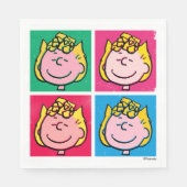 Serviette En Papier Pop Art Sally | Mod pour vous Motif (Devant)