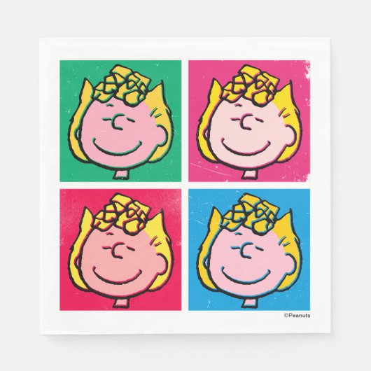 Serviette En Papier Pop Art Sally | Mod pour vous Motif (Devant)