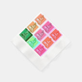 Serviette En Papier Pop Art Snowmobile (Coin)