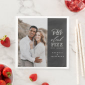 Serviette En Papier Pop clink fizz fiz fidélité serviettes (En situation)