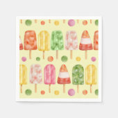 Serviette En Papier Popcicules de fruits (Devant)