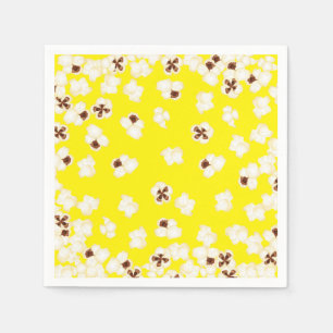 Serviette En Papier Popcorn Anniversaire de la fête du cinéma