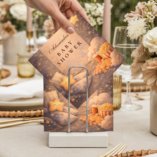Serviette En Papier Popcorn Movie Magic Baby Shower