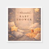 Serviette En Papier Popcorn Movie Magic Baby Shower (Devant)