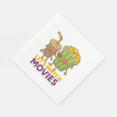 Serviette En Papier Popcorn & Soda Duo – Movie Night Vibes (Coin)