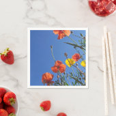 Serviette En Papier Poppies (En situation)