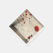 Serviette En Papier Poppies (Coin)