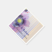 Serviette En Papier Poppies Dans Mariage Aquarelle (Coin)