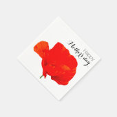 Serviette En Papier POPPY Collection 06 Papier de la fête des mères se (Coin)