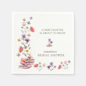 Serviette En Papier Poppy & Lavender Bridal Shower Napkins (Devant)