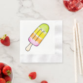 Serviette En Papier Popsicle (En situation)