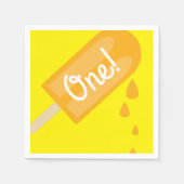 Serviette En Papier Popsicle fête d'anniversaire (Devant)