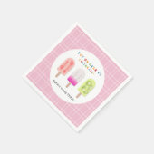 Serviette En Papier Popsicle Party (Coin)