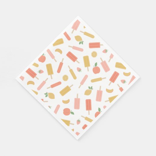 Serviette En Papier Popsicles (Coin)