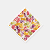 Serviette En Papier Popsicles de fruits congelés Abstrait (Coin)
