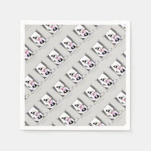 Serviette En Papier porc bonjour