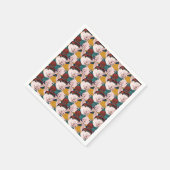 Serviette En Papier Porcs Avec Motif Casquette (Coin)