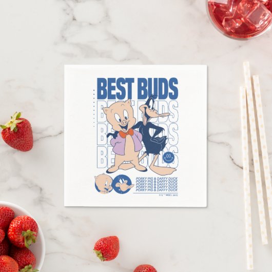 Serviette En Papier Porky Pig & DAFFY DUCK™ Best Buds (En situation)