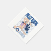 Serviette En Papier Porky Pig & DAFFY DUCK™ Best Buds (Coin)