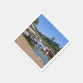 Serviette En Papier Port d'Angers en France (Coin)