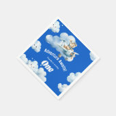 Serviette En Papier Portant des ailes : Première expédition d'annivers (Coin)